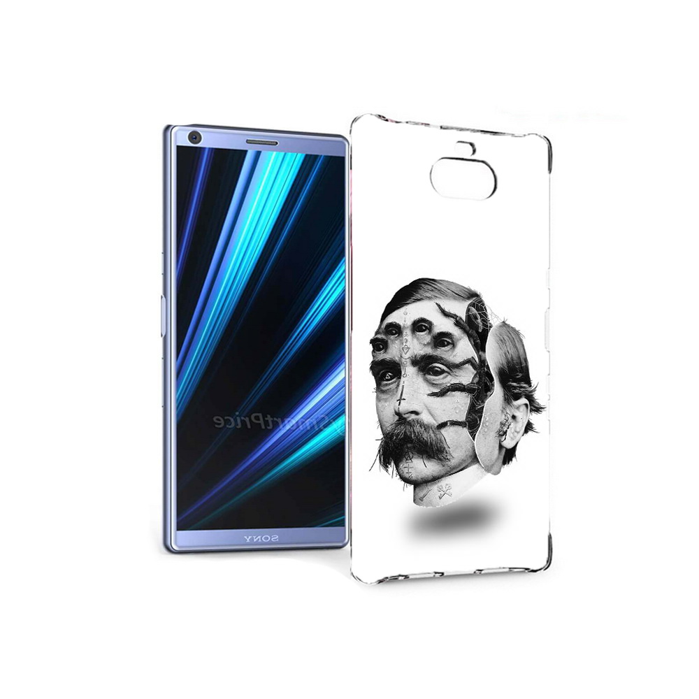 Чехол MyPads Tocco для Sony Xperia 10 страшное лицо мужчины (PT125953.225.629)
