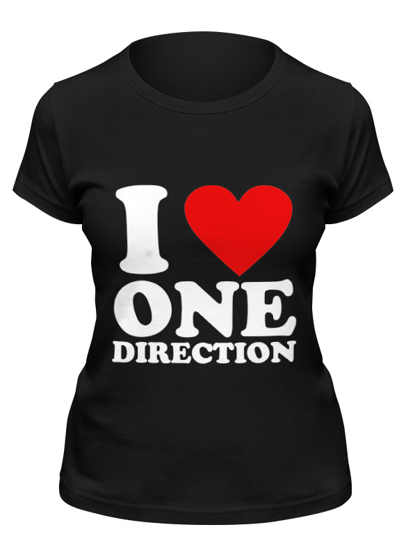 

Футболка женская Printio One direction черная 2XL, Черный, One direction