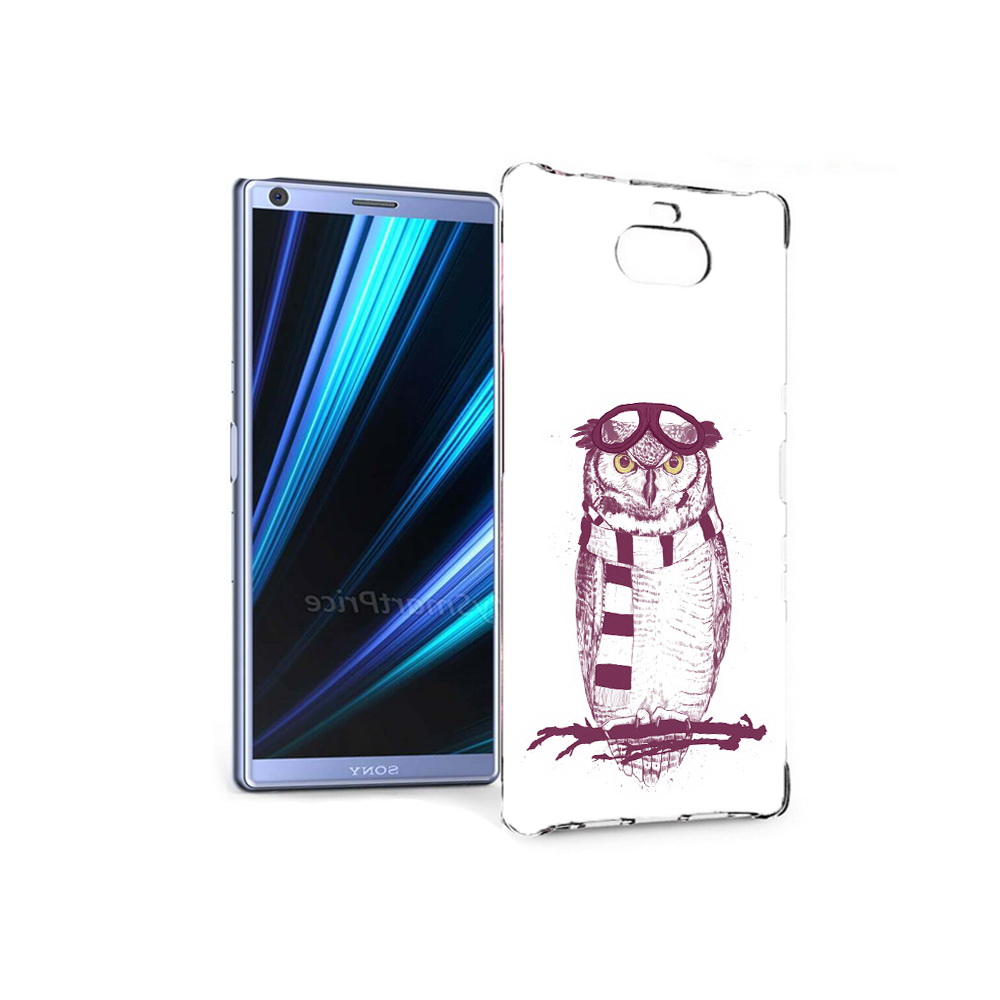 

Чехол MyPads Tocco для Sony Xperia 10 сова-летчик (PT125953.225.612), Прозрачный, Tocco