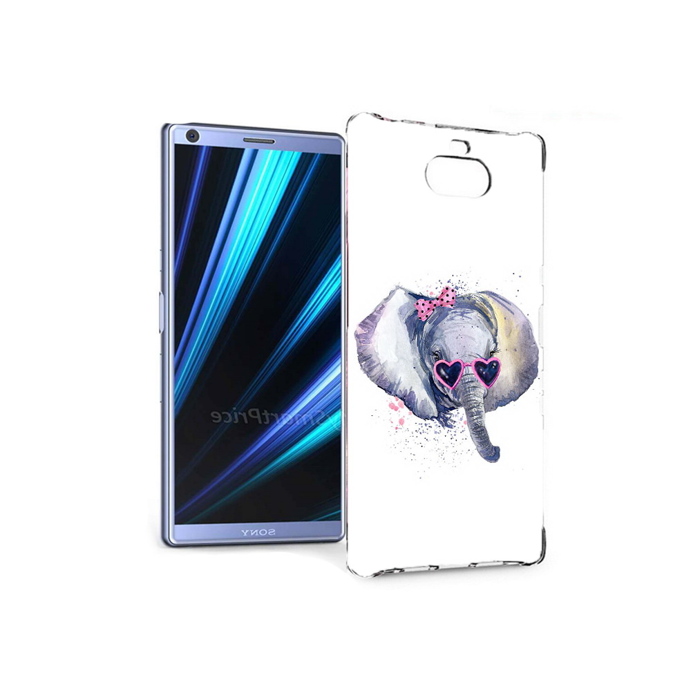 

Чехол MyPads Tocco для Sony Xperia 10 слоник в очках (PT125953.225.608), Прозрачный, Tocco