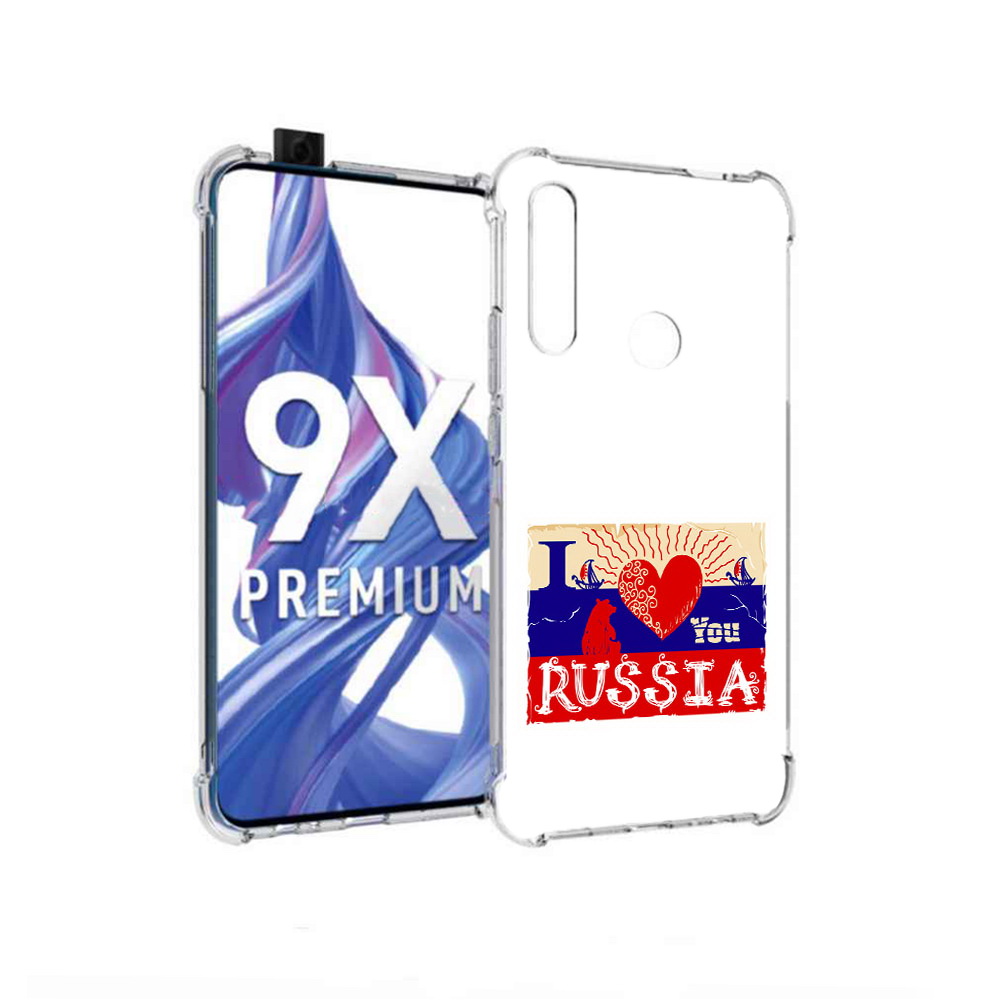 

Чехол MyPads Tocco для Honor 9X Люблю Россию (PT139835.22.112), Прозрачный, Tocco