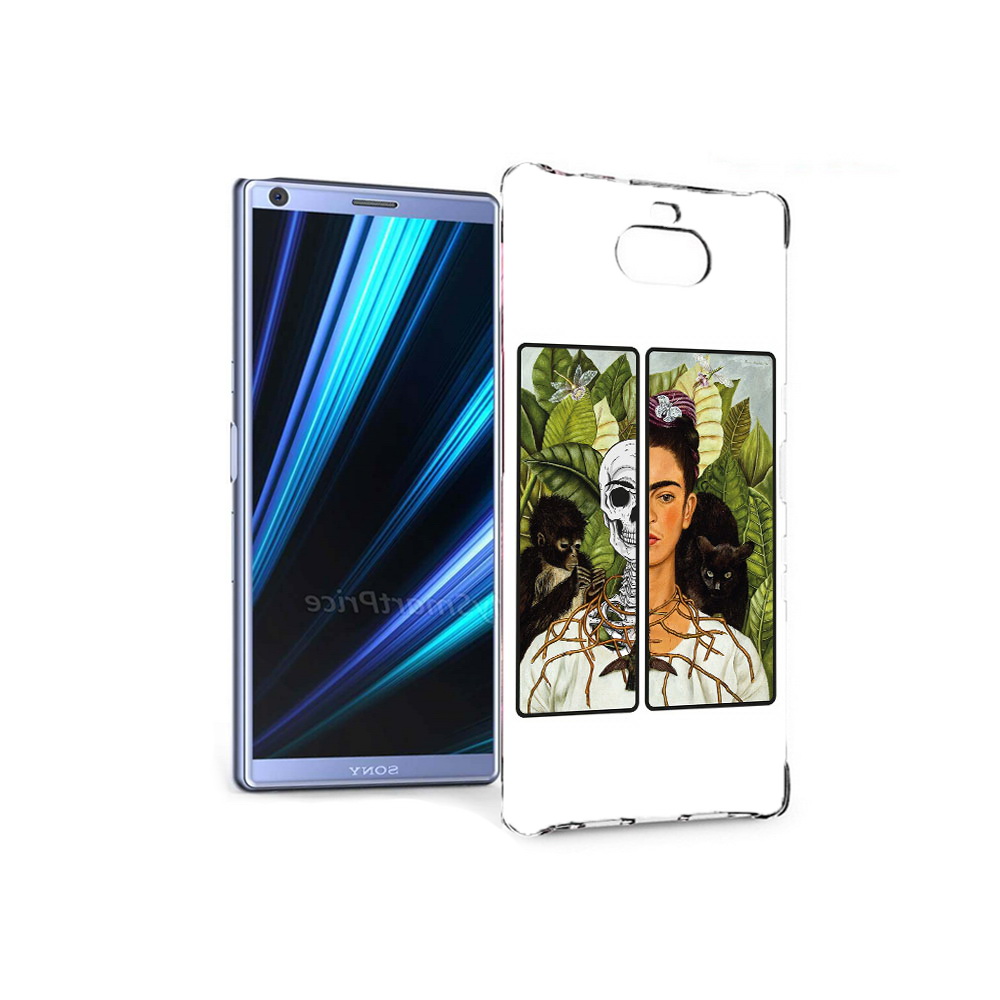 

Чехол MyPads Tocco для Sony Xperia 10 сдвоенная картинка девушка скелет (PT125953.225.595), Прозрачный, Tocco
