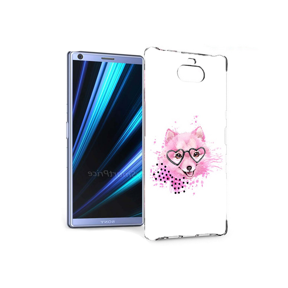 

Чехол MyPads Tocco для Sony Xperia 10 розовый волченок (PT125953.225.585), Прозрачный, Tocco