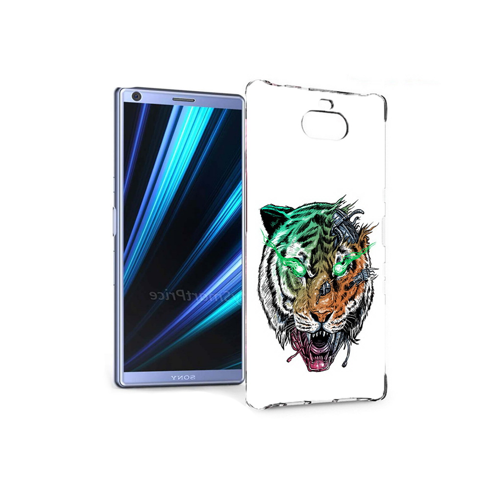 

Чехол MyPads Tocco для Sony Xperia 10 робо-тигр (PT125953.225.584), Прозрачный, Tocco