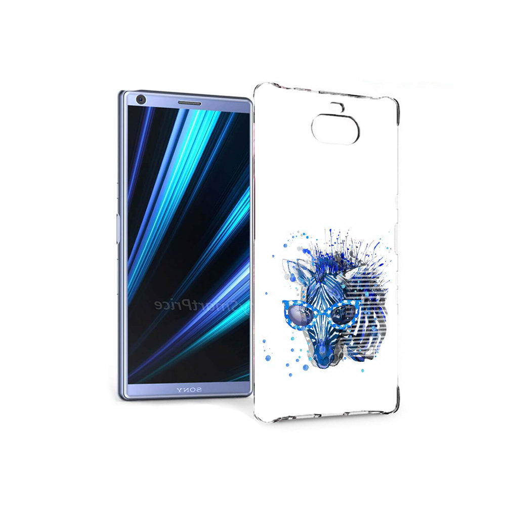 

Чехол MyPads Tocco для Sony Xperia 10 расплывчатая зебра (PT125953.225.577), Прозрачный, Tocco