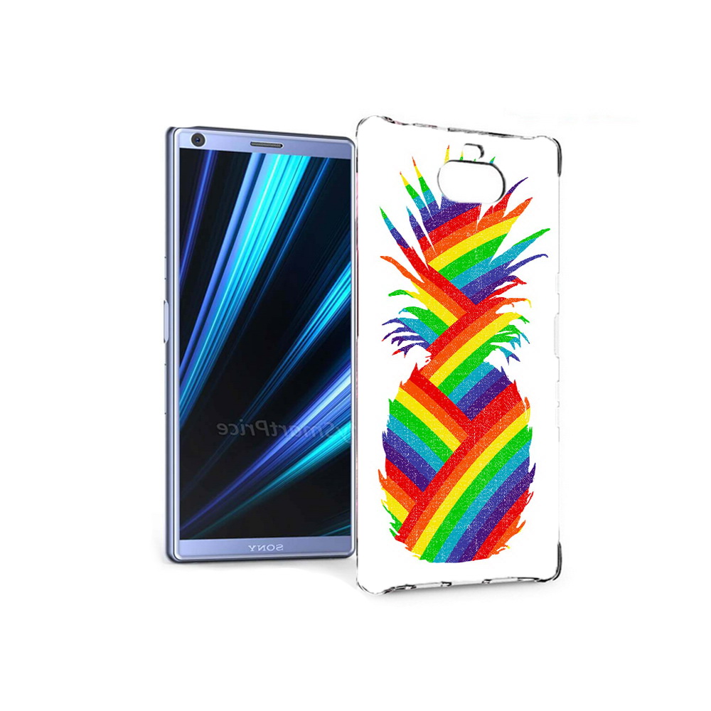 

Чехол MyPads Tocco для Sony Xperia 10 радужный ананас (PT125953.225.566), Прозрачный, Tocco