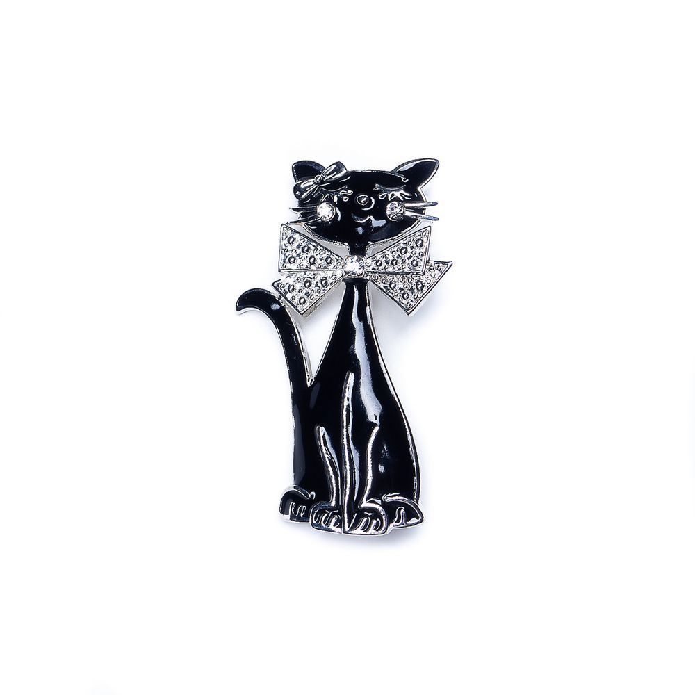 

Брошь из бижутерного сплава с swarovski Moon Paris MK-21.11-008, MK-21.11-008