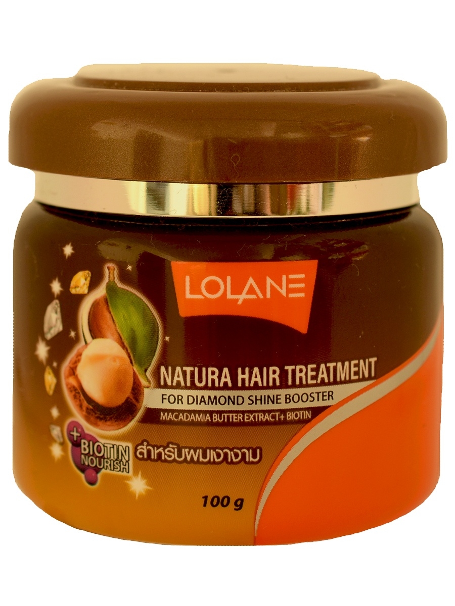 Маска для волос  Lolane Natura с маслом макадамии Питание и Бриллиантовый блеск петровы в гриппе и вокруг него