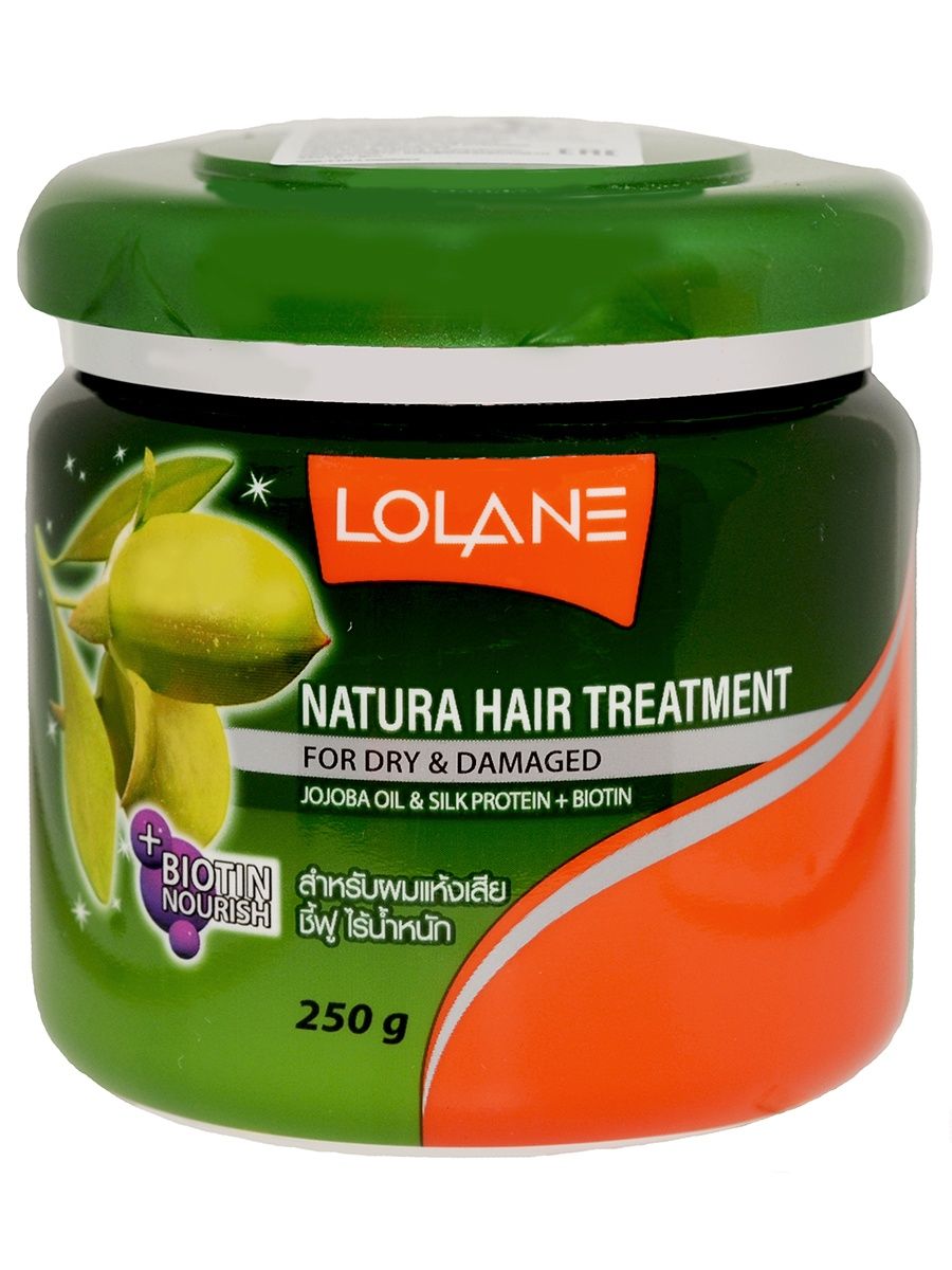 Купить Маска Lolane Natura для сухих и поврежденных волос Масло Жожоба и Шёлковый протеин