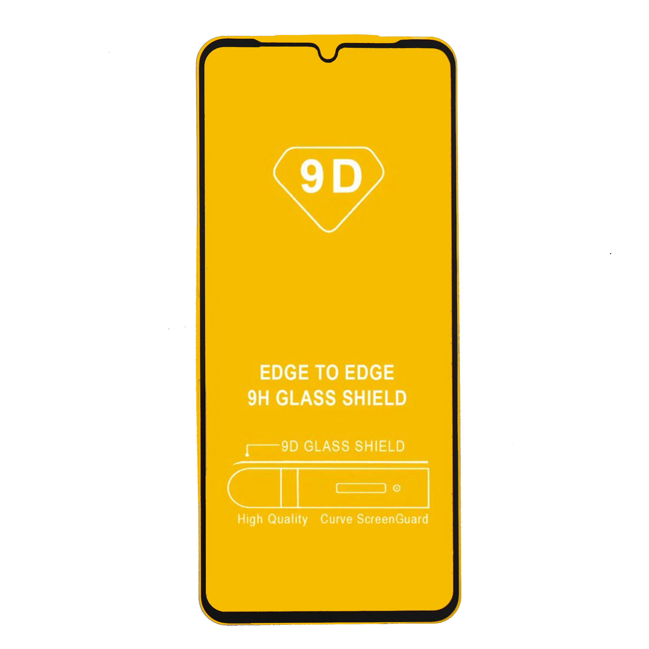 

Защитное стекло на Xiaomi Redmi 14C/14R, 9D, черное, X-CASE