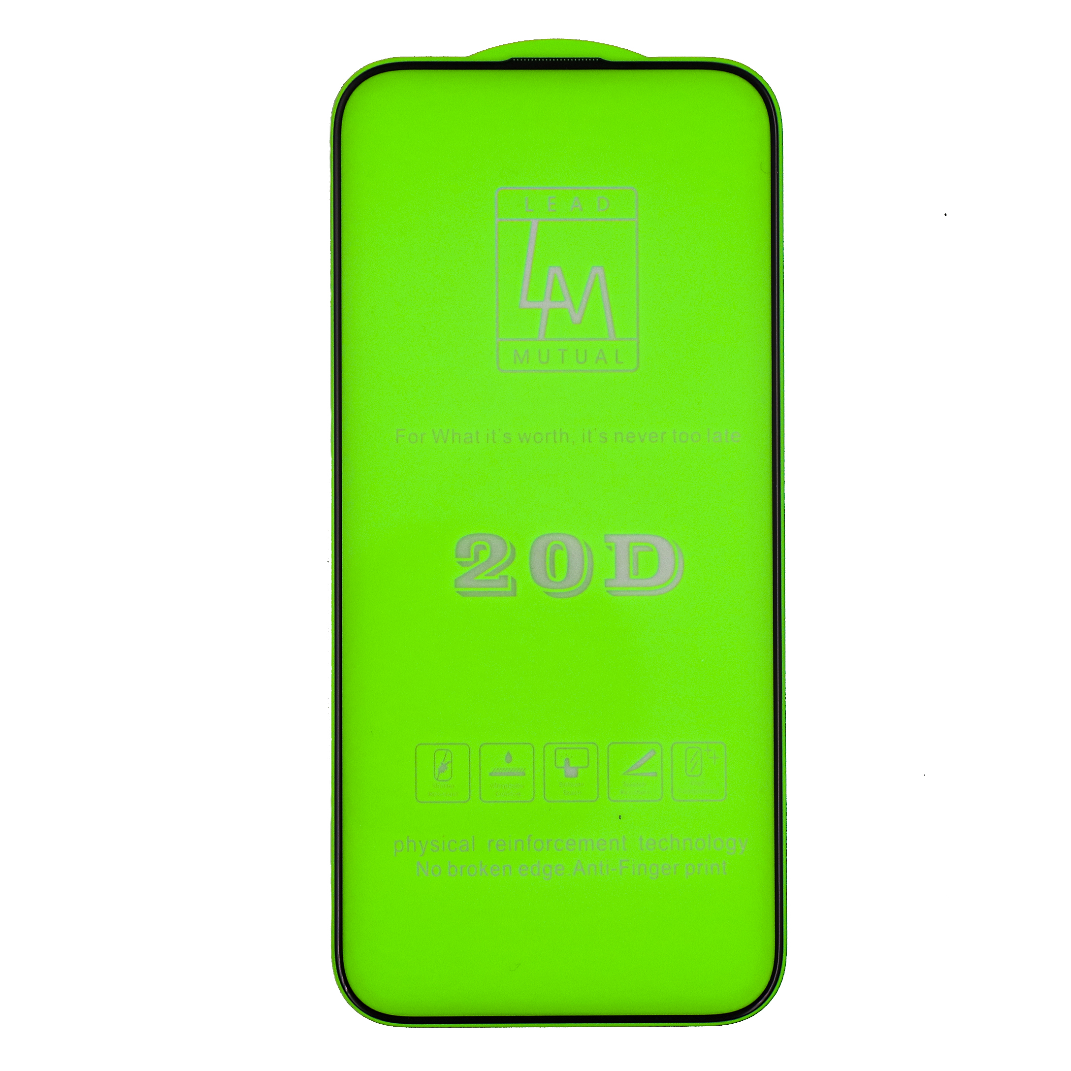 

Защитное стекло на iPhone 16 Pro Max, 20D, черное, X-CASE
