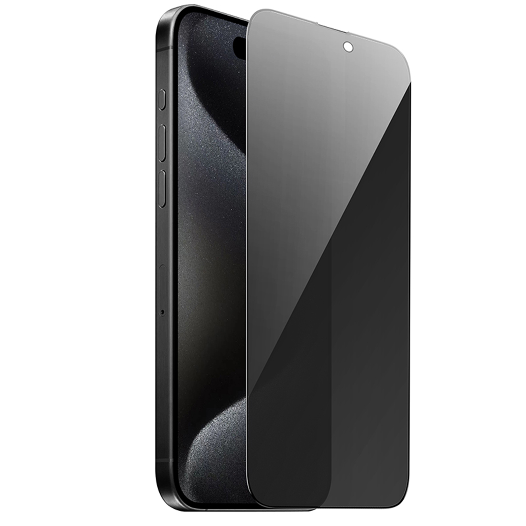 

Защитное стекло на iPhone 16 Pro, Privacy, черное, X-CASE