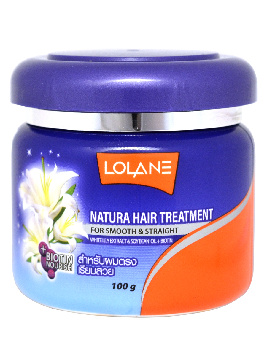 Купить Маска для волос Lolane Natura с экстрактом белой лилии Гладкие и Прямые