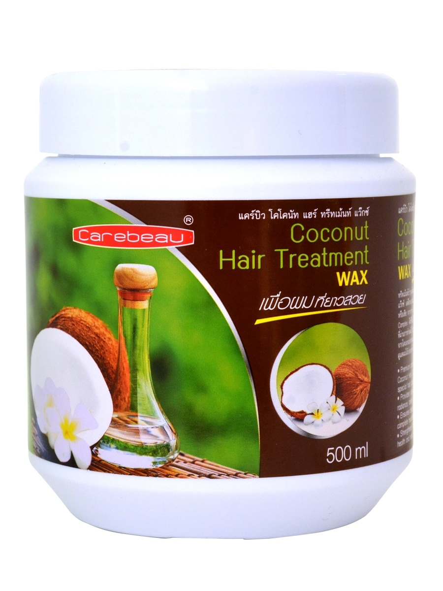 фото Маска для волос carebeau кокосовая coconut oil hair treatment wax