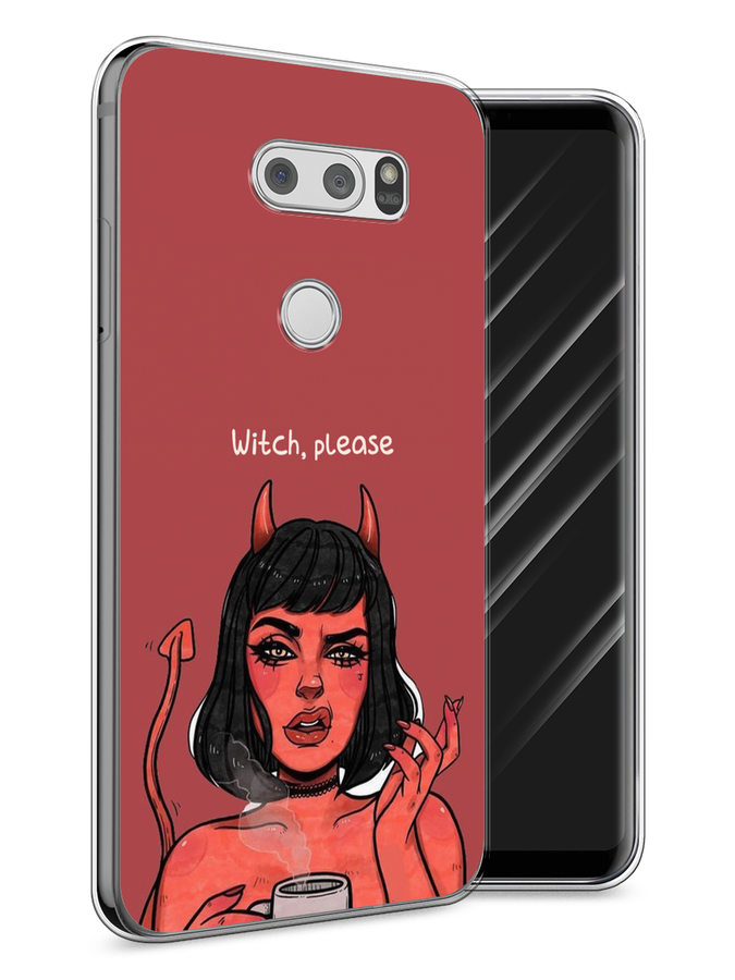 

Чехол Awog на LG V30 "Evil Girl", Красный;черный, 83050-6