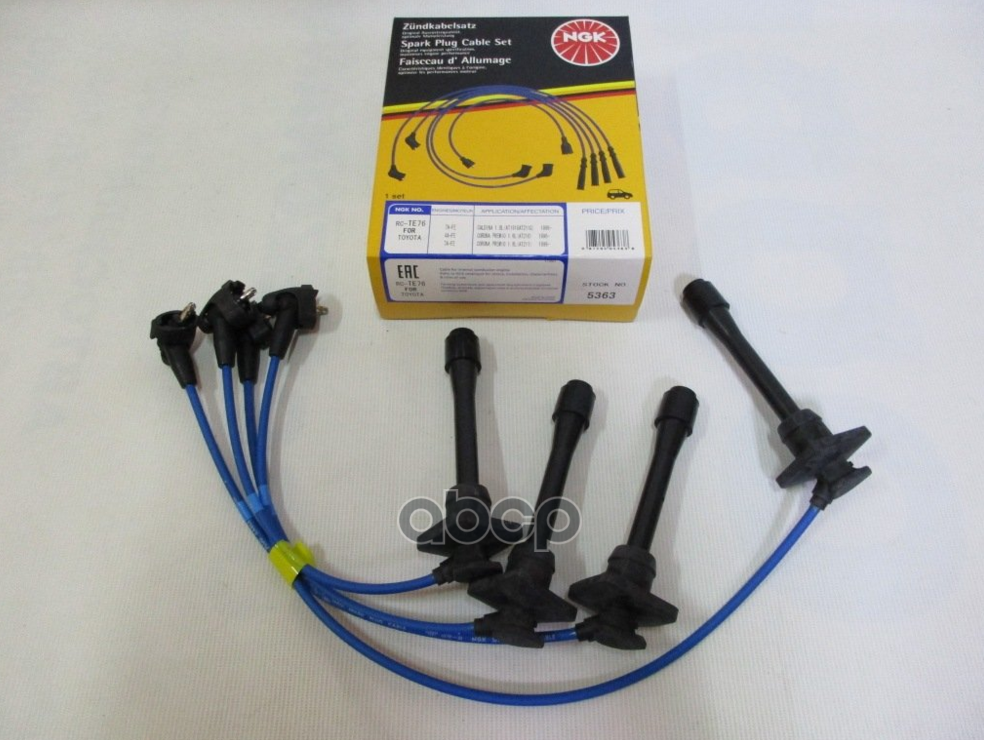 

NGK-NTK RCTE76 RC-TE 76_к-кт проводов\ Toyota Avensis/Carina/Corolla 1.6 87-00 1шт