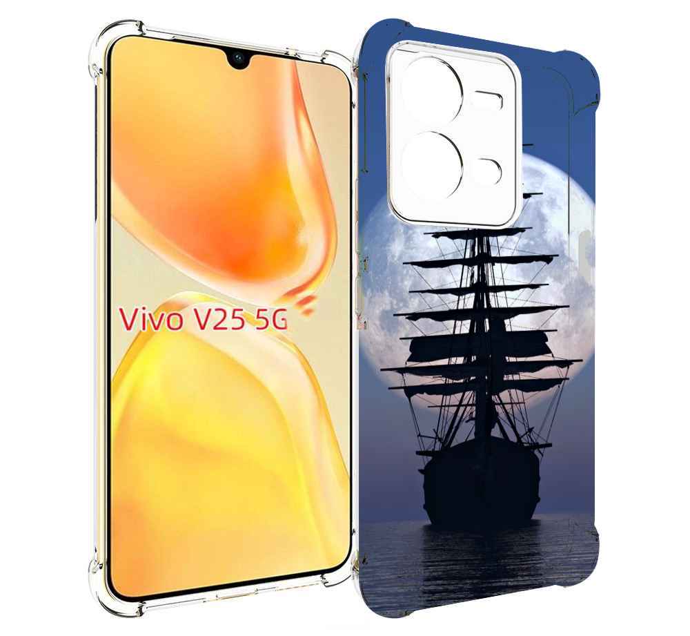 

Чехол MyPads Парус-в-море для Vivo V25 5G / V25e, Прозрачный, Tocco