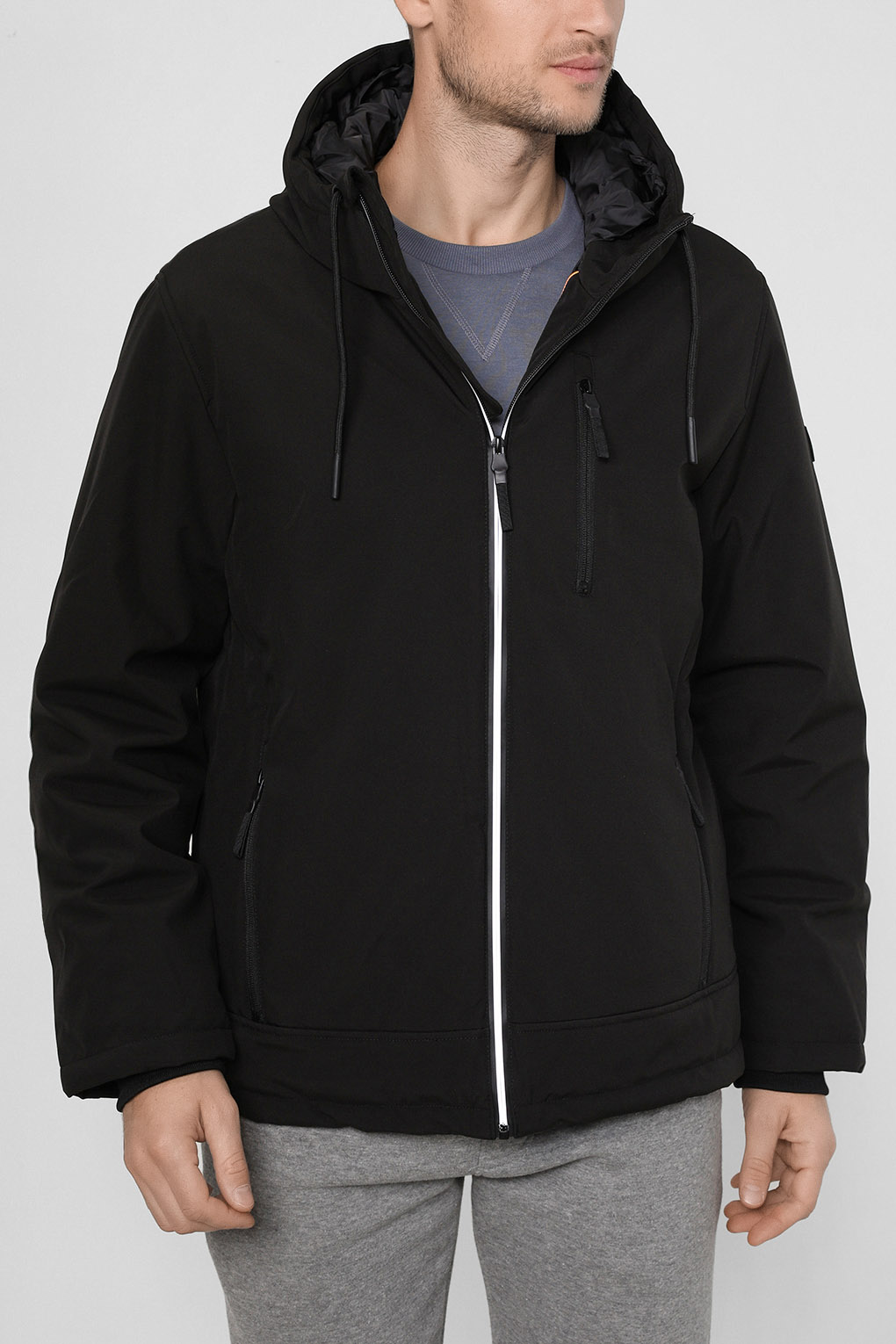 

Куртка мужская Esprit Casual 082EE2G307 черная XL, Черный, 082EE2G307