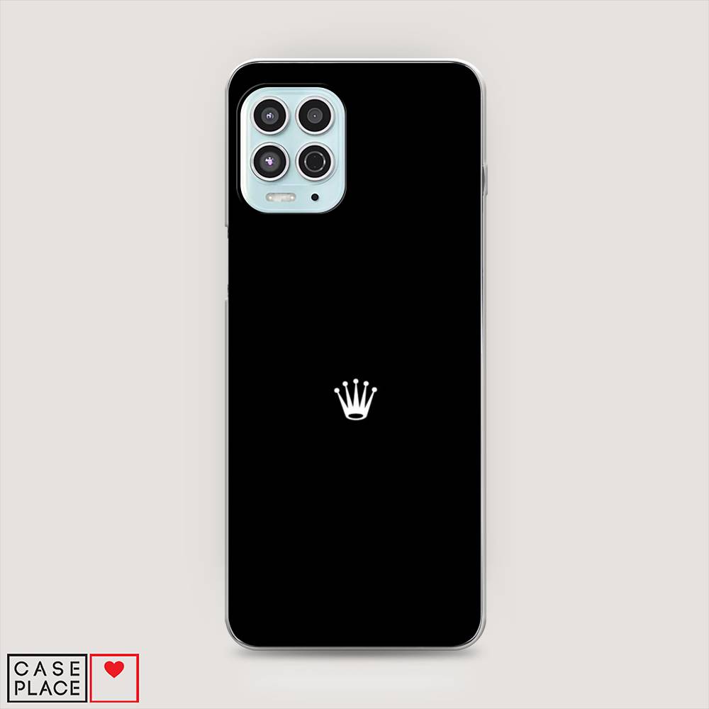 

Чехол Awog на Motorola Moto G100 "Белая корона на черном фоне", Разноцветный, 241650-7