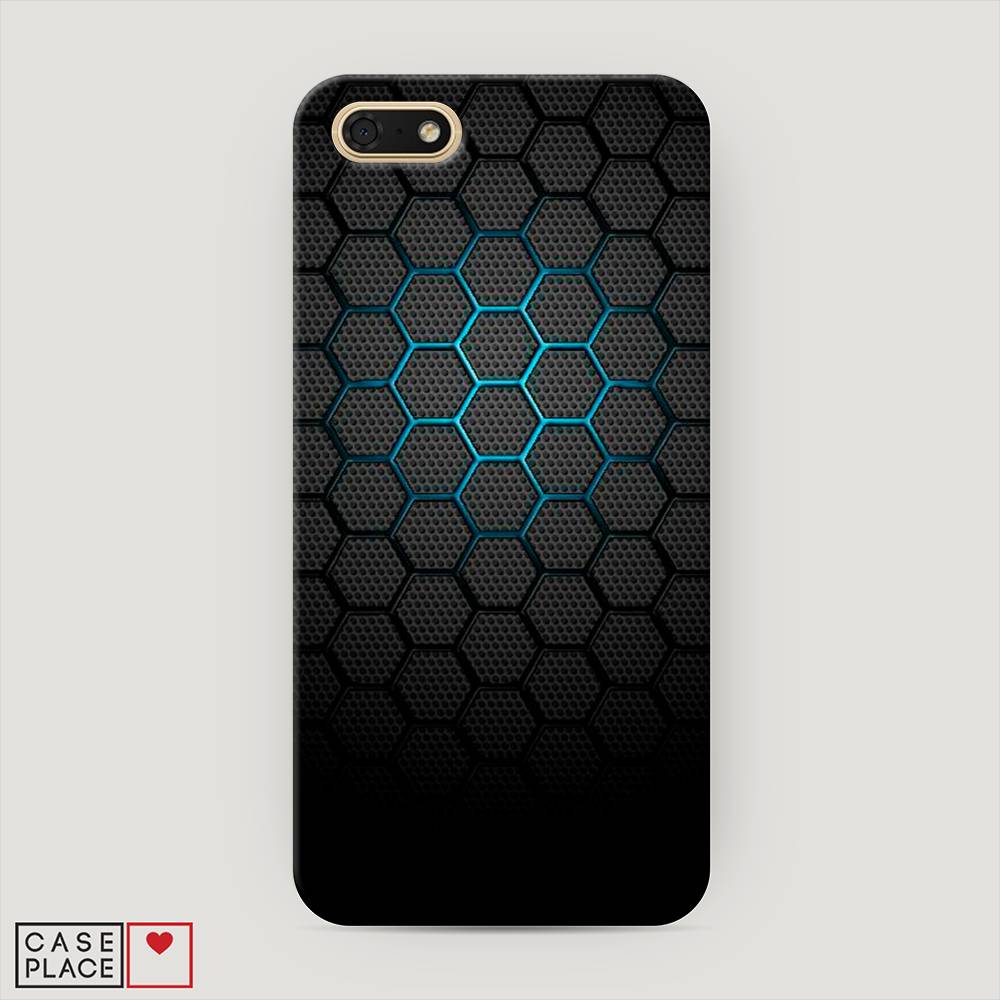 

Чехол Awog "Бирюзовые соты" для Huawei Y5 Prime 2018, 66320-2