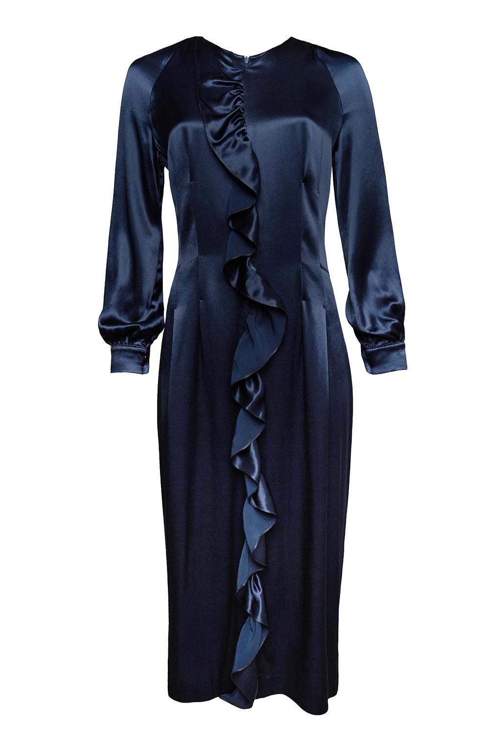 Платье женское PAOLA RAY PR120-3068 синее XL