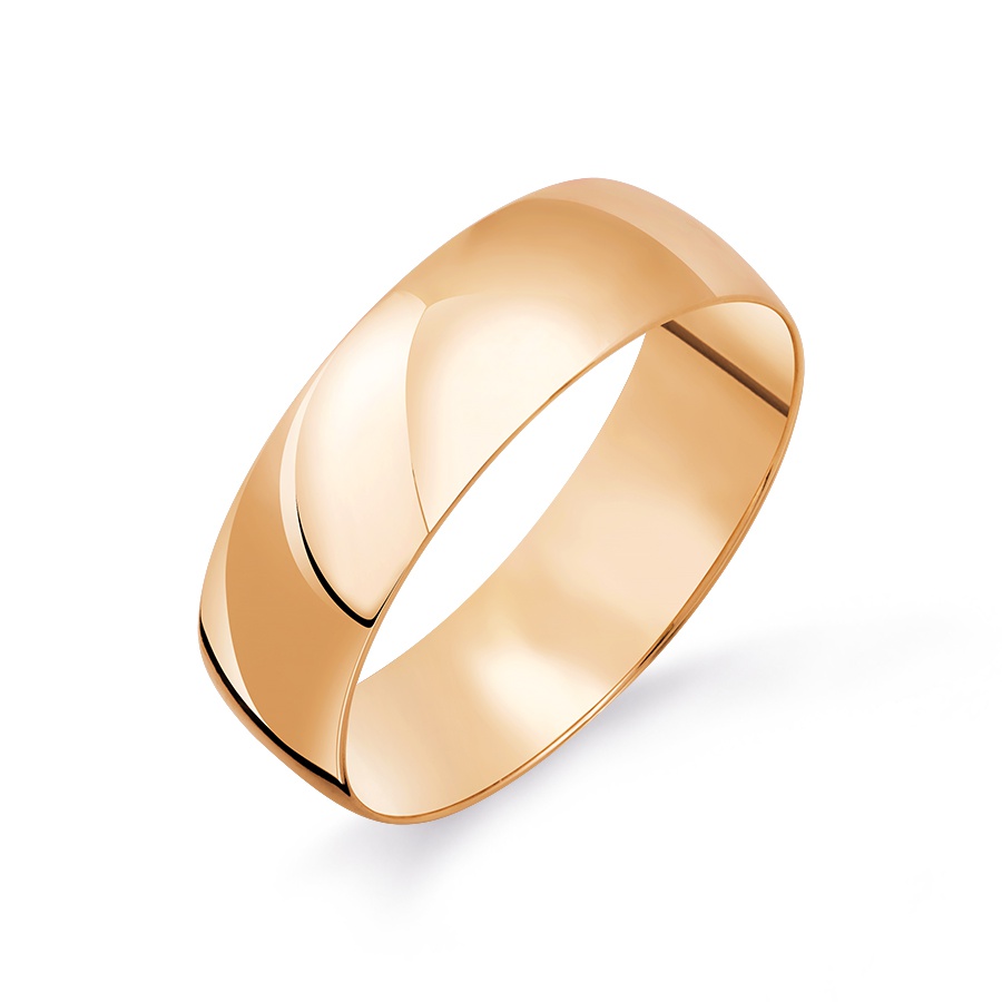 

Кольцо обручальное из красного золота р. , 585Gold 601000034, 601000034