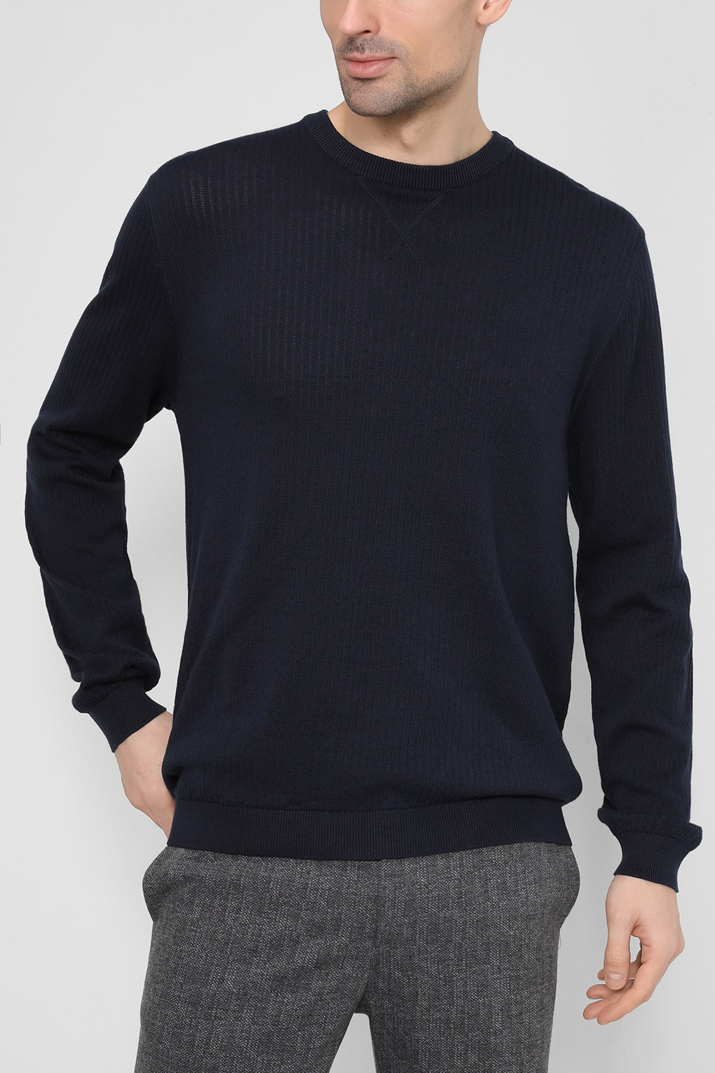 

Джемпер мужской Esprit Edc 082CC2I301 синий 2XL, 082CC2I301