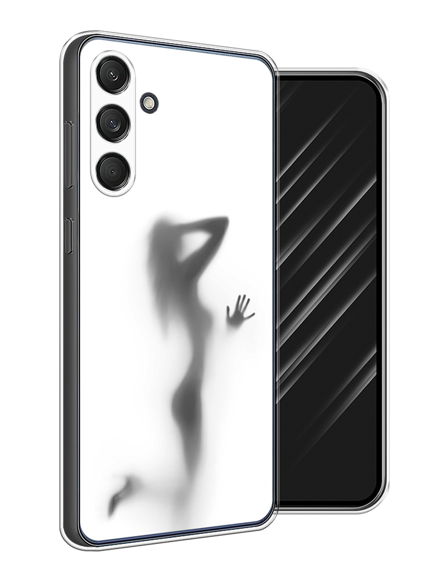 

Чехол Awog на Samsung Galaxy M55 "Стекло в душе", Белый;серый;черный, 2109650-1