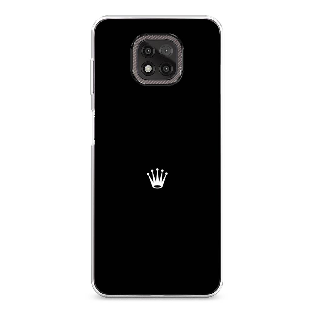 

Чехол Awog на Motorola Moto G Power 2021 "Белая корона на черном фоне", Разноцветный, 242750-7