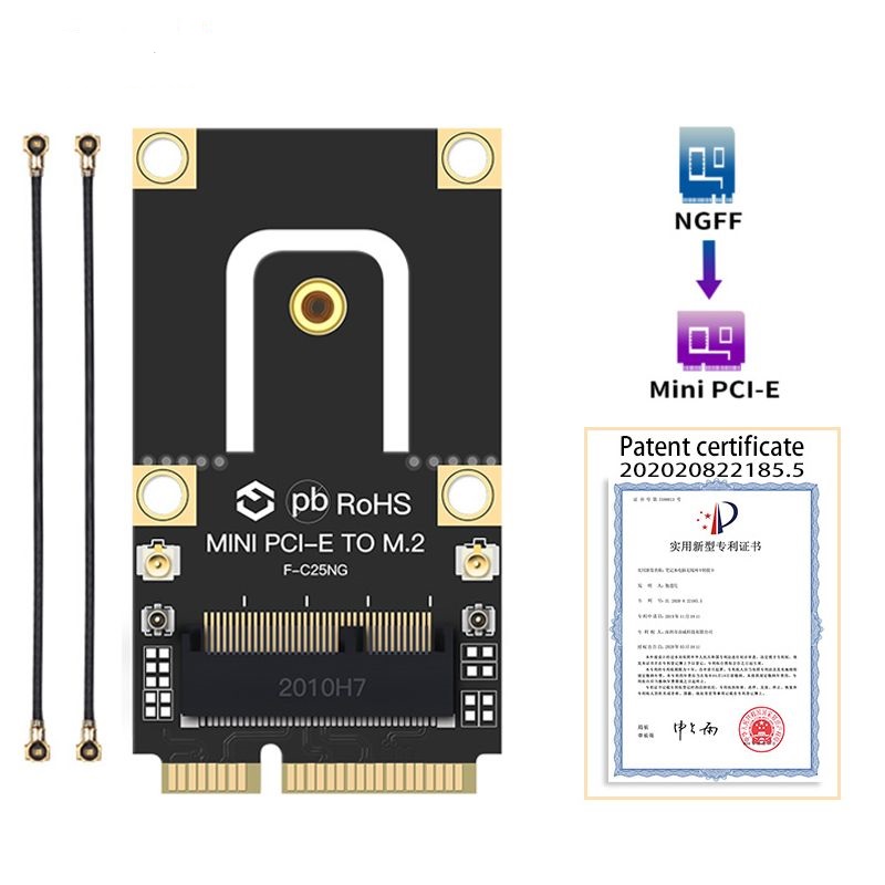 

Приемник Wi-Fi NoBrand Mini PCI-e 802.11a; 802.11g; 802.11n; 802.11ac, Зеленый;белый