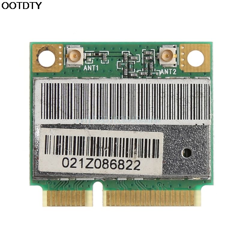 

Приемник Wi-Fi NoBrand для компьютера Mini PCI-e 802.11n, Зеленый;белый