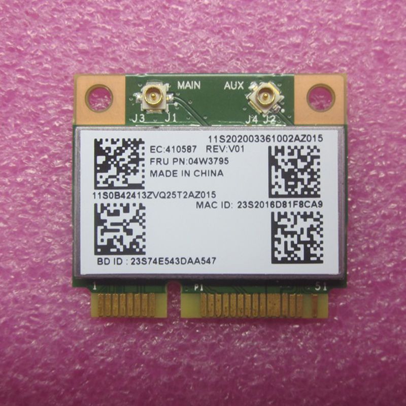 

Приемник Wi-Fi NoBrand для компьютера Mini PCI-e 802.11n, Зеленый;белый