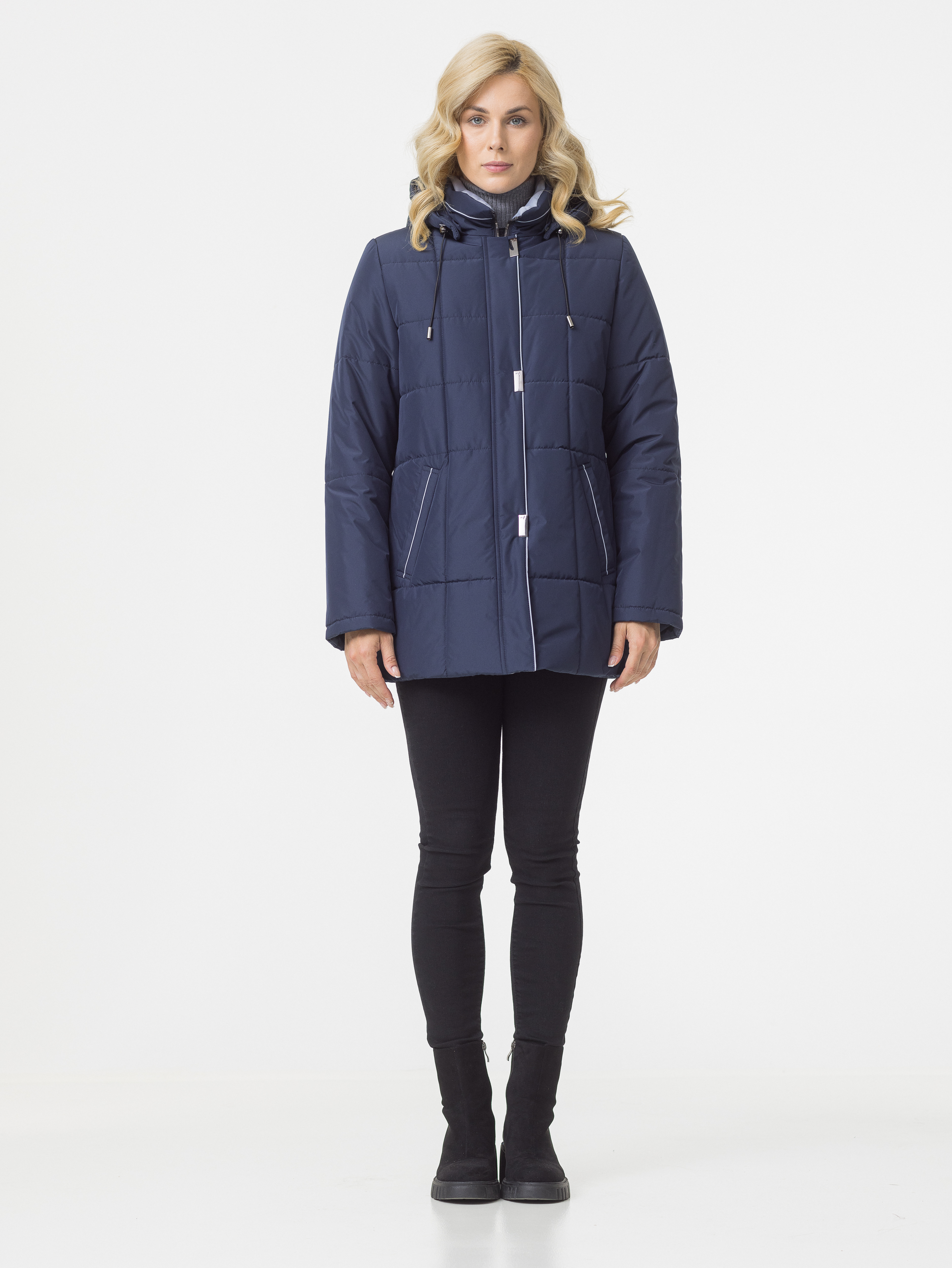 

Куртка женская Maritta 32-3023-10 синяя 48 EU, Синий, 32-3023-10