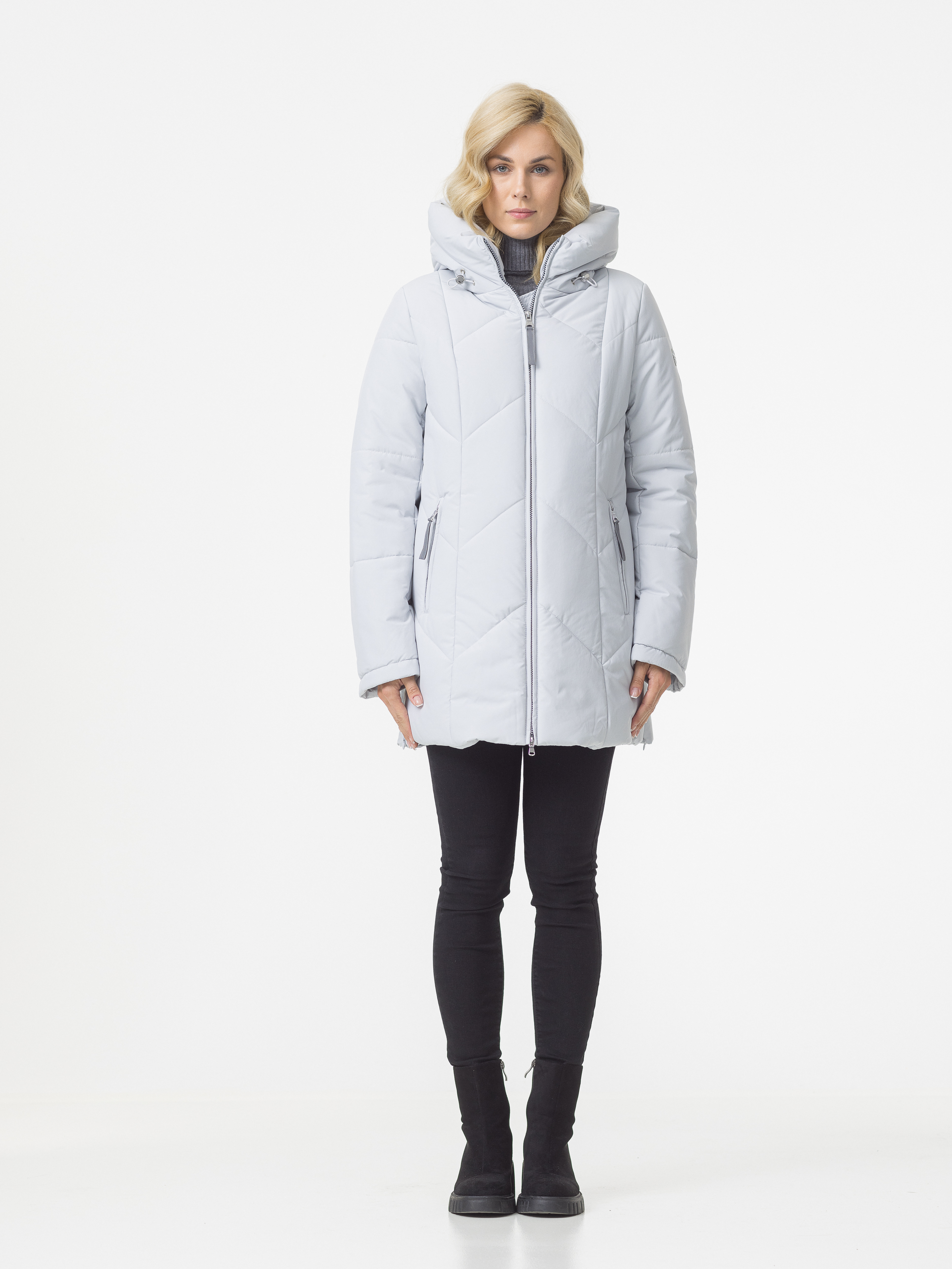 

Куртка женская Maritta 32-3018-66 белая 50 EU, Белый, 32-3018-66