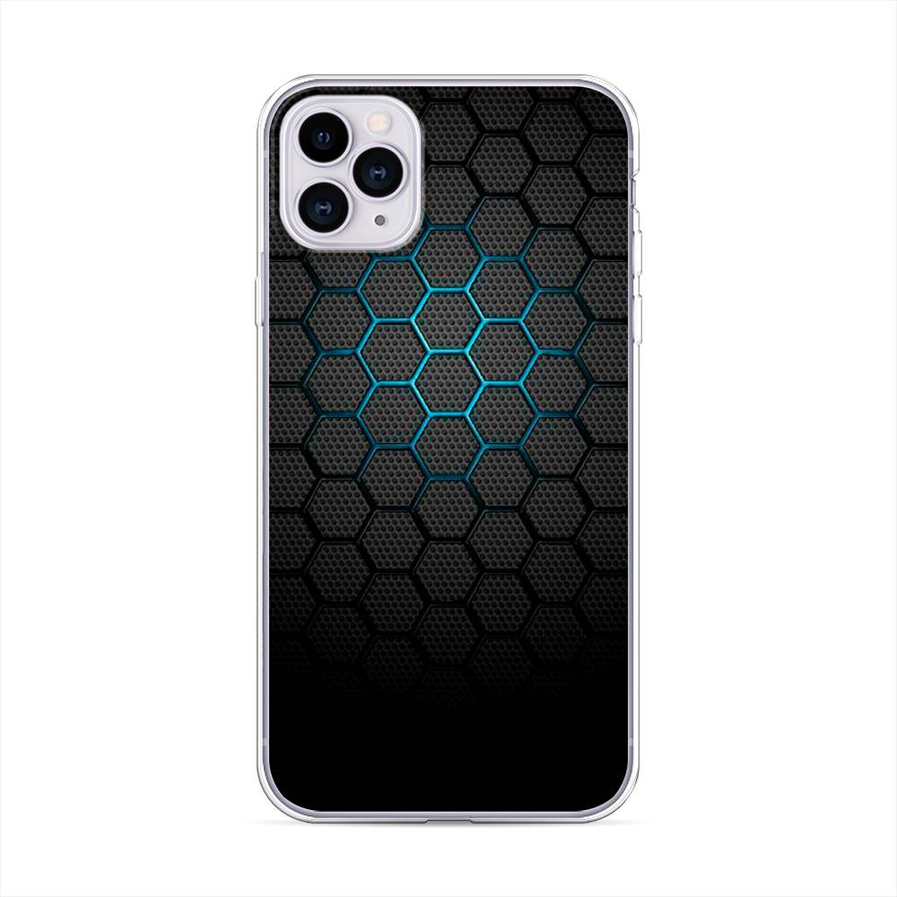 

Чехол Awog на Apple iPhone 11 Pro Max / Айфон 11 Pro Max "Бирюзовые соты", Разноцветный, 12250-3