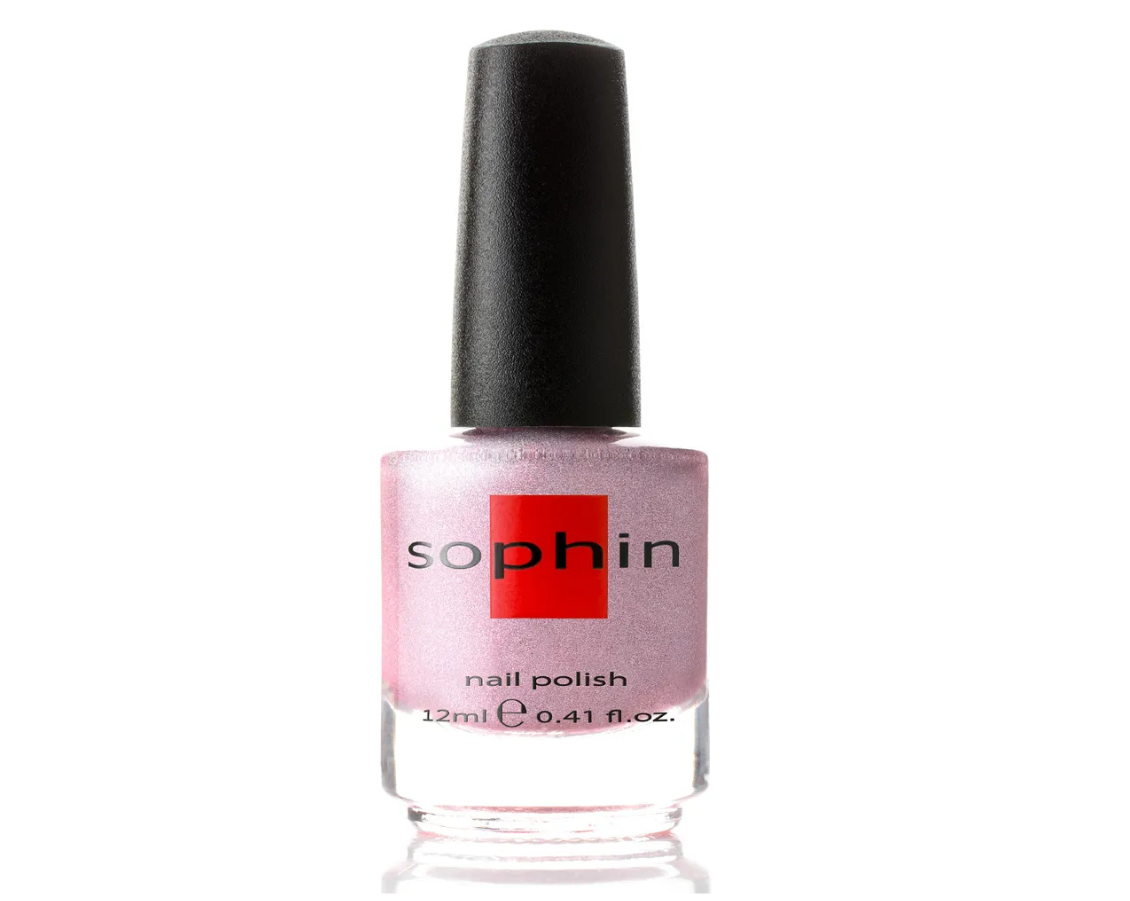 Лак для ногтей Sophin 0207 Prisma светлый сиренево-розовый голографик 12 мл