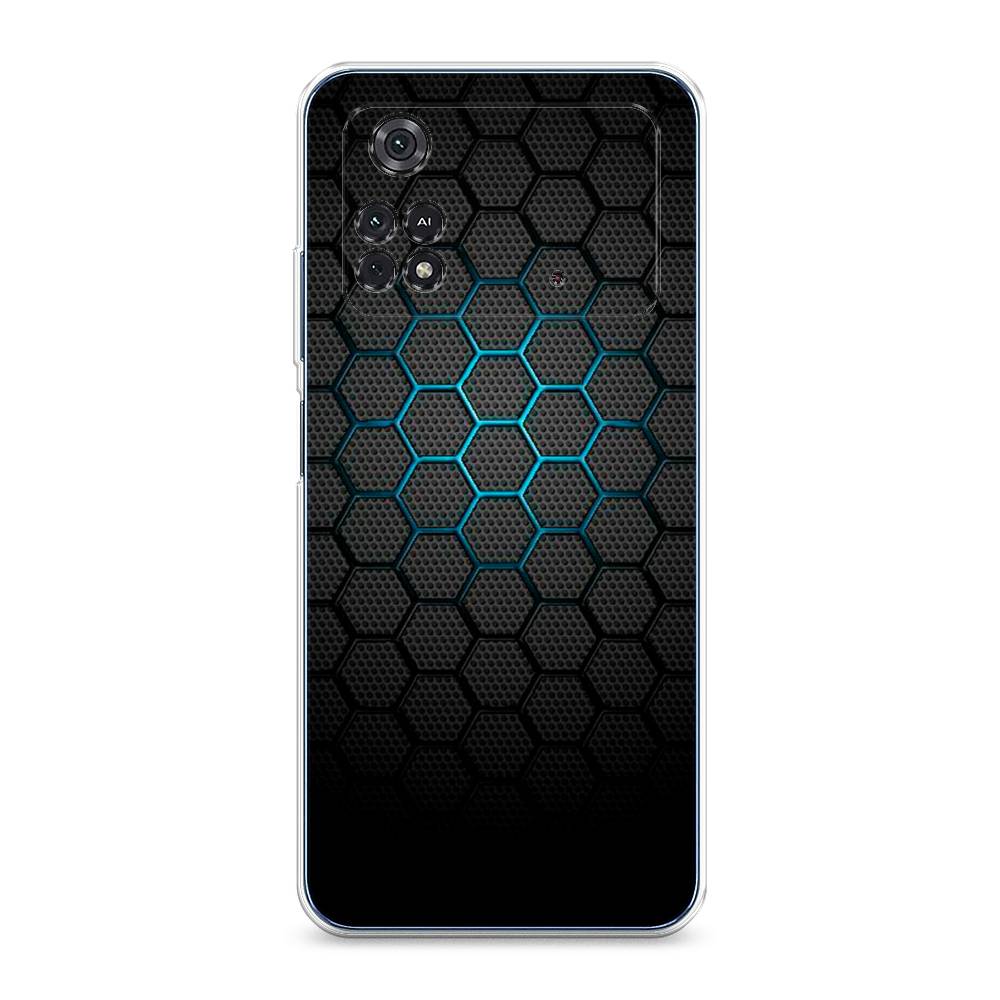 

Чехол Awog "Бирюзовые соты" для Xiaomi Poco M4 Pro 4G, Разноцветный, 313050-3