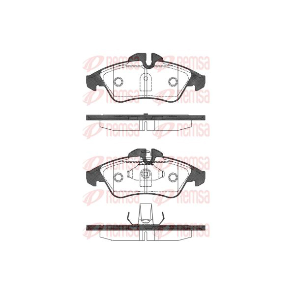 

Колодки дисковые передние MB Vito/Sprinter 208D/308D, VW LT 28-35 95> 578 10