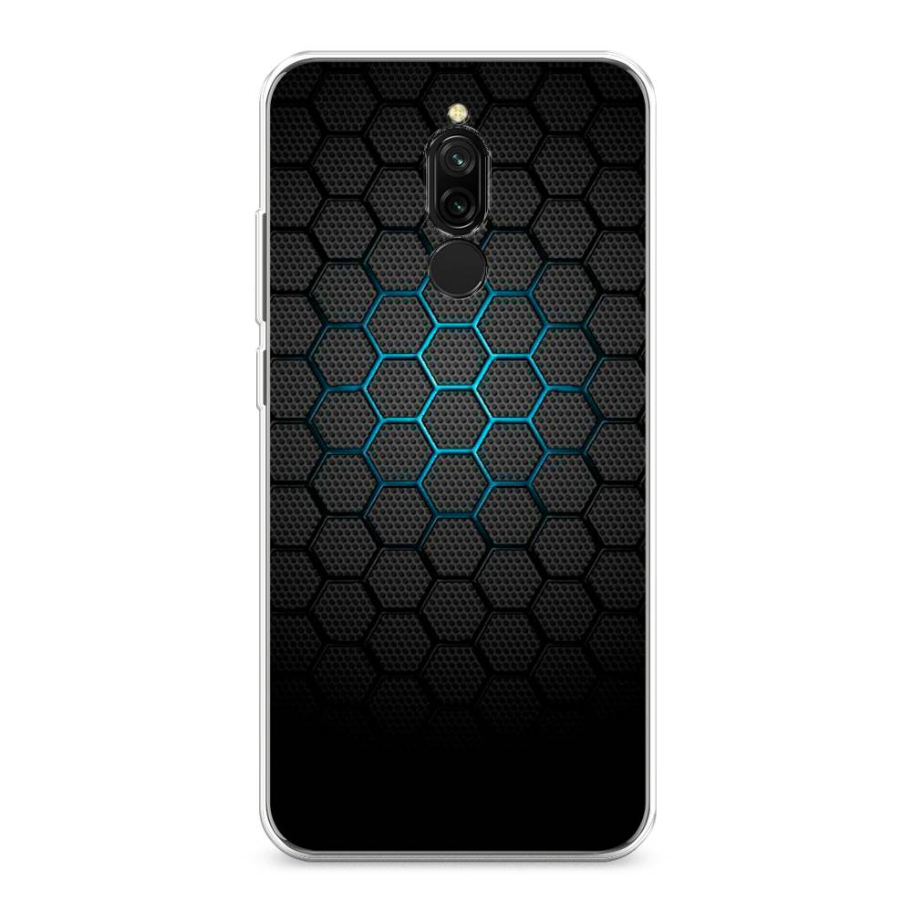 фото Чехол awog "бирюзовые соты" для xiaomi redmi 8