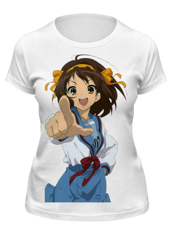 

Футболка женская Printio Suzumiya haruhi (obey) белая S, Белый, Suzumiya haruhi (obey)