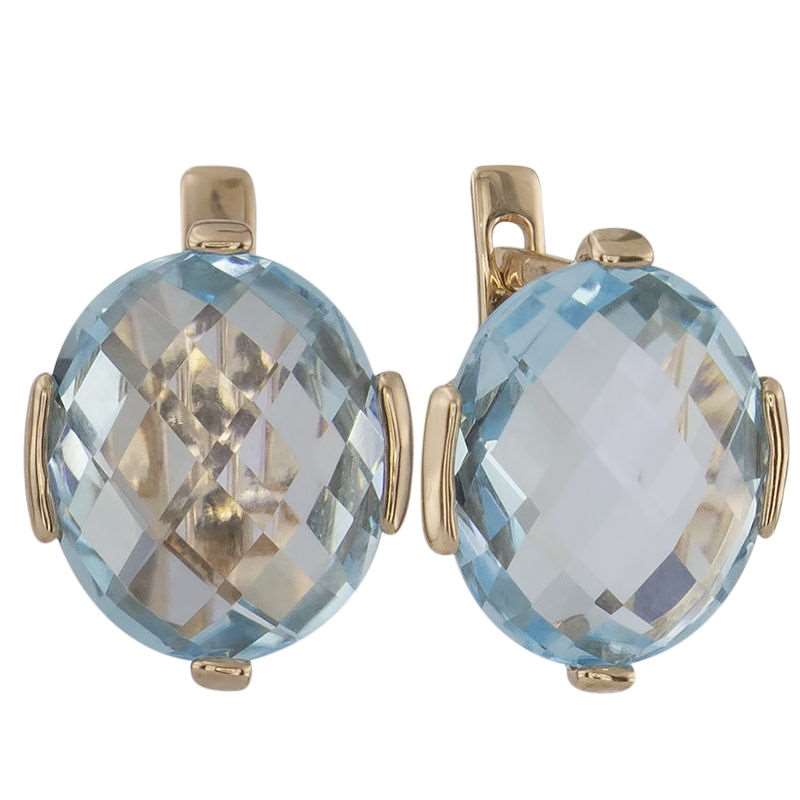 

Серьги из золота ALORIS 1476Т, топаз, 1476Т