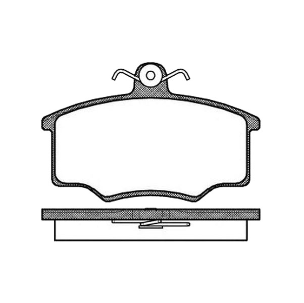 

Колодки дисковые передние с антискр. пл. Audi 80 1.8/2.0 84-86 057 020B-SX