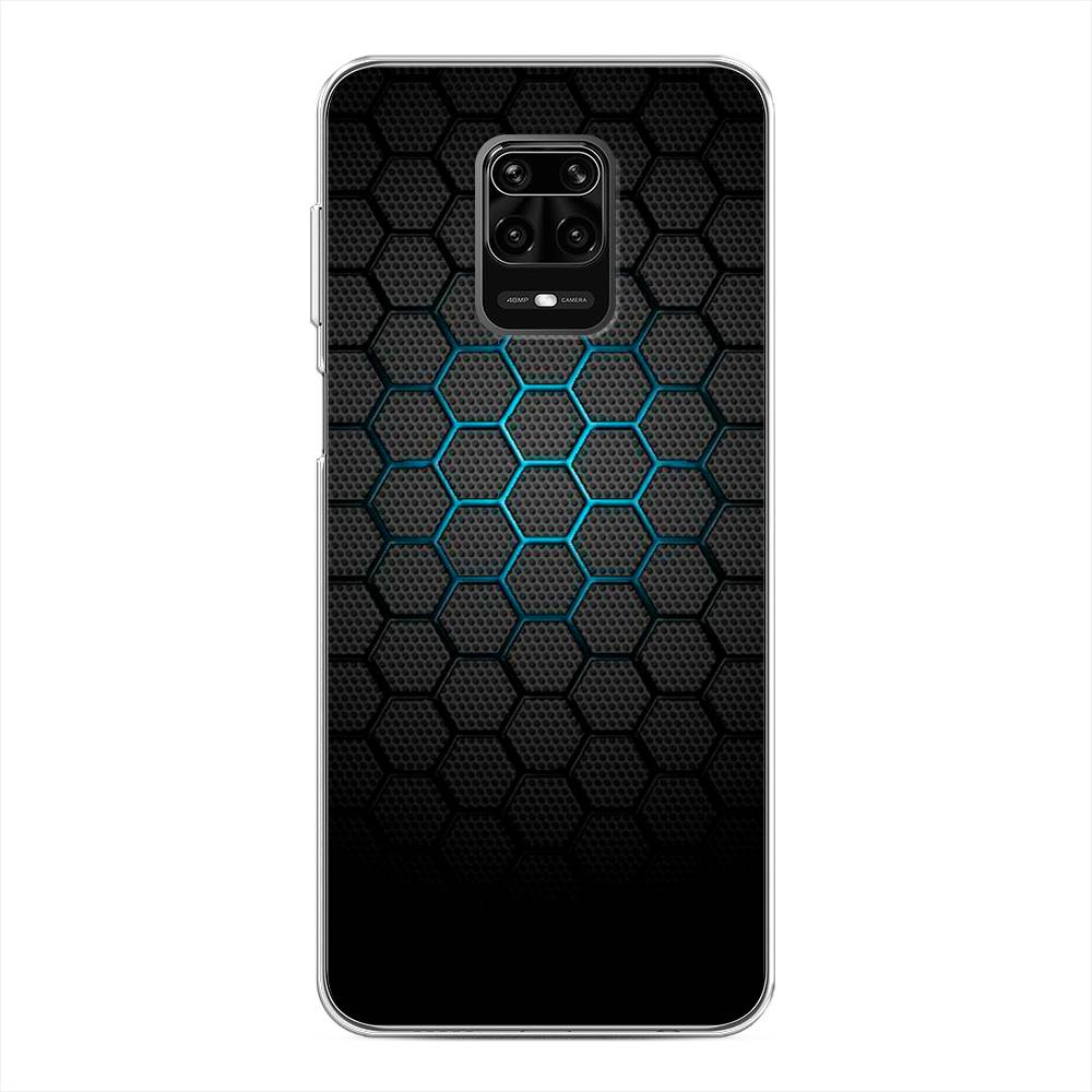 

Чехол Awog "Бирюзовые соты" для Xiaomi Redmi Note 9S, Разноцветный, 37950-3