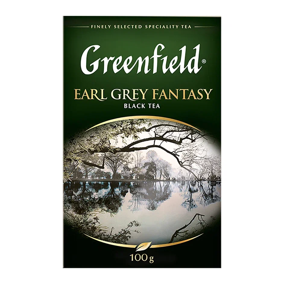 Чай черный Greenfield Earl Grey Fantasy, листовой, 100 г