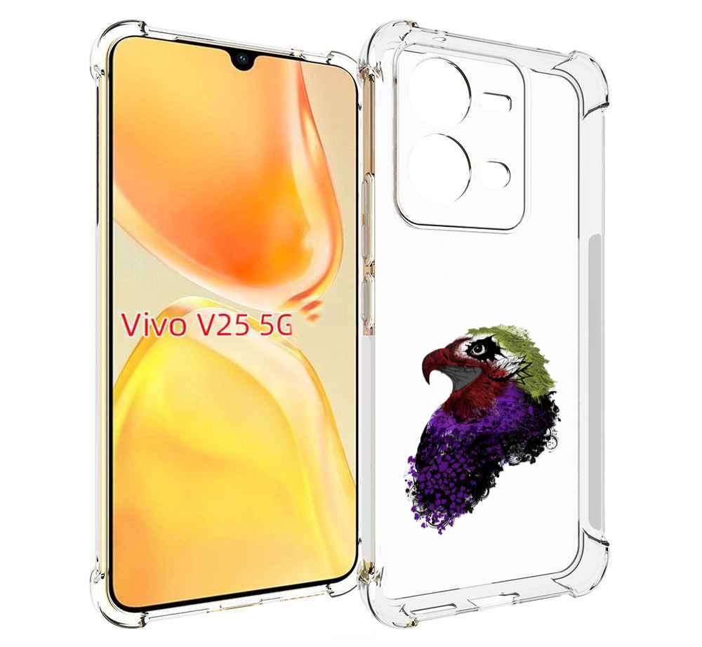 

Чехол MyPads Орел для Vivo V25 5G / V25e, Прозрачный, Tocco