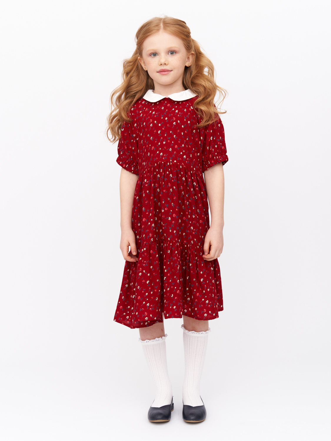 Платье детское Prime Baby PPP01804, бордовый, 122