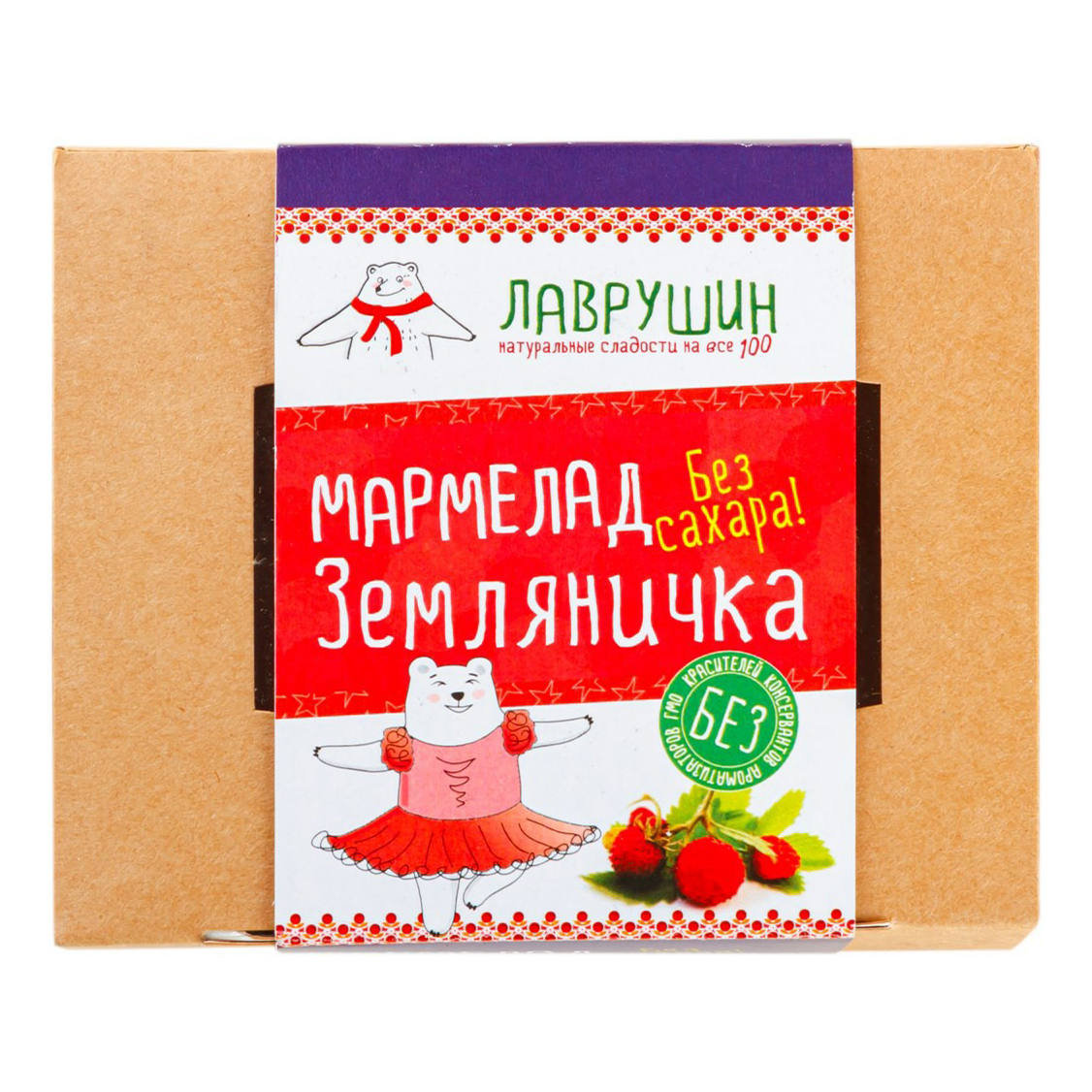 

Мармелад Лаврушин Земляничка 95 г