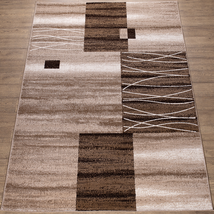 

Ковёр Kitroom Круиз 250x400 прямоугольный бежевый/коричневый 22323