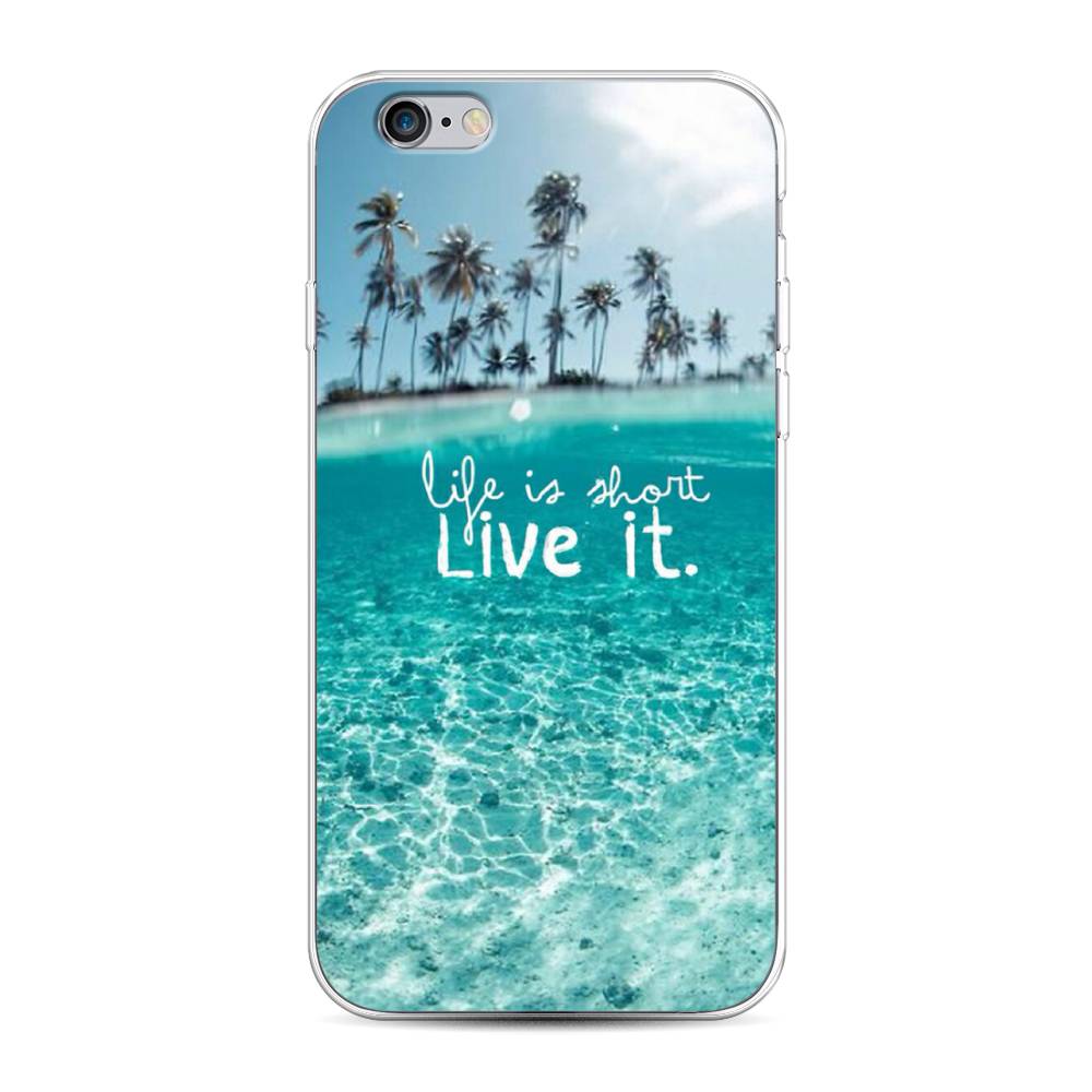 

Чехол Awog на Apple iPhone 6S / Айфон 6S "Live it", Разноцветный, 0104S50-7