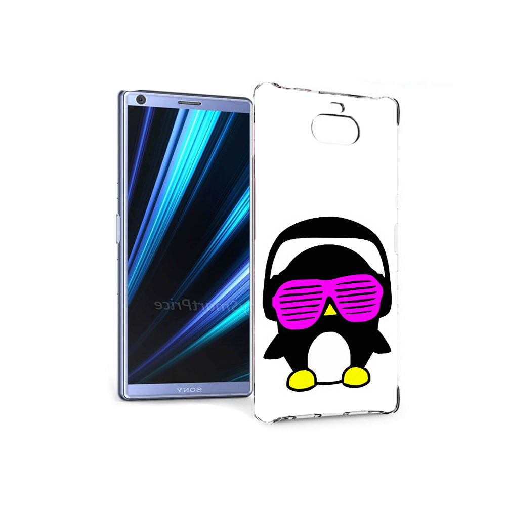 

Чехол MyPads Tocco для Sony Xperia 10 пингвин (PT125953.225.541), Прозрачный, Tocco
